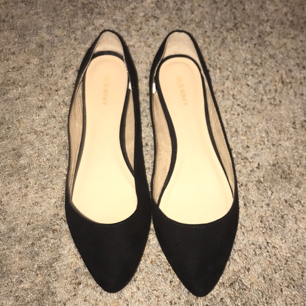 Black Suede Flats